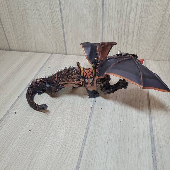 Papo 2007 Medieval Knights Dragon Of Darkness Figurine Toy PVC Character 10" - Picture 10 of 13